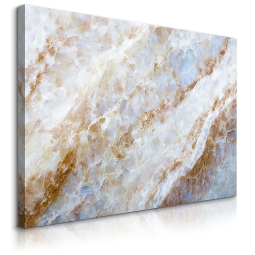 Obraz Do Salonu Imitacja Kamienia Marmur Styl Glamour 40x30cm