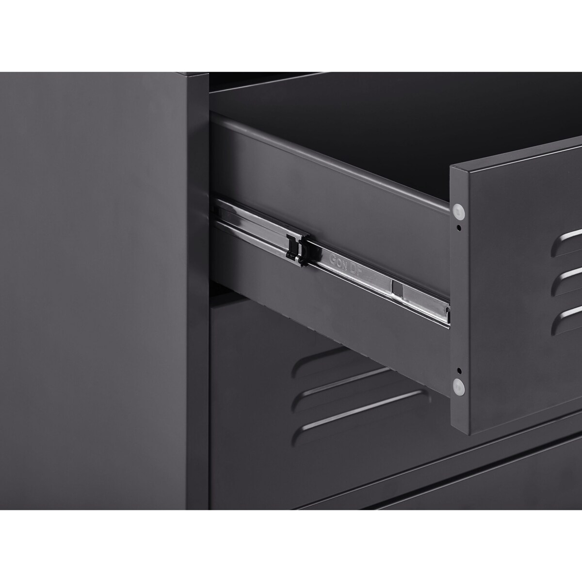 Komoda metalowa czarna ENAGO