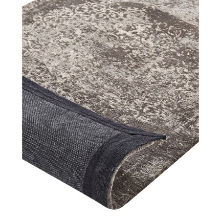 Dywan bawełniany 60 x 180 cm brązowoszary BEYKOZ