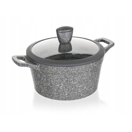 GARNEK GRANITE 20 cm do gotowania POKRYWKA 2,5 L na prezent