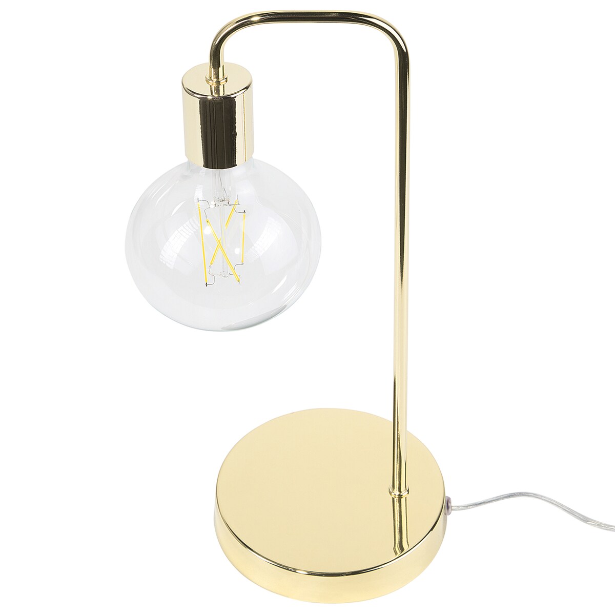 Lampa biurkowa SAVENA Metal Złoty
