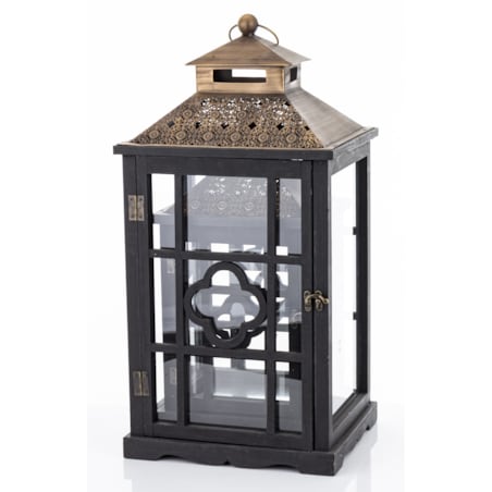 Lampiony dekoracyjne 2 szt. 66/50x31/24x26/19 cm AIDYN