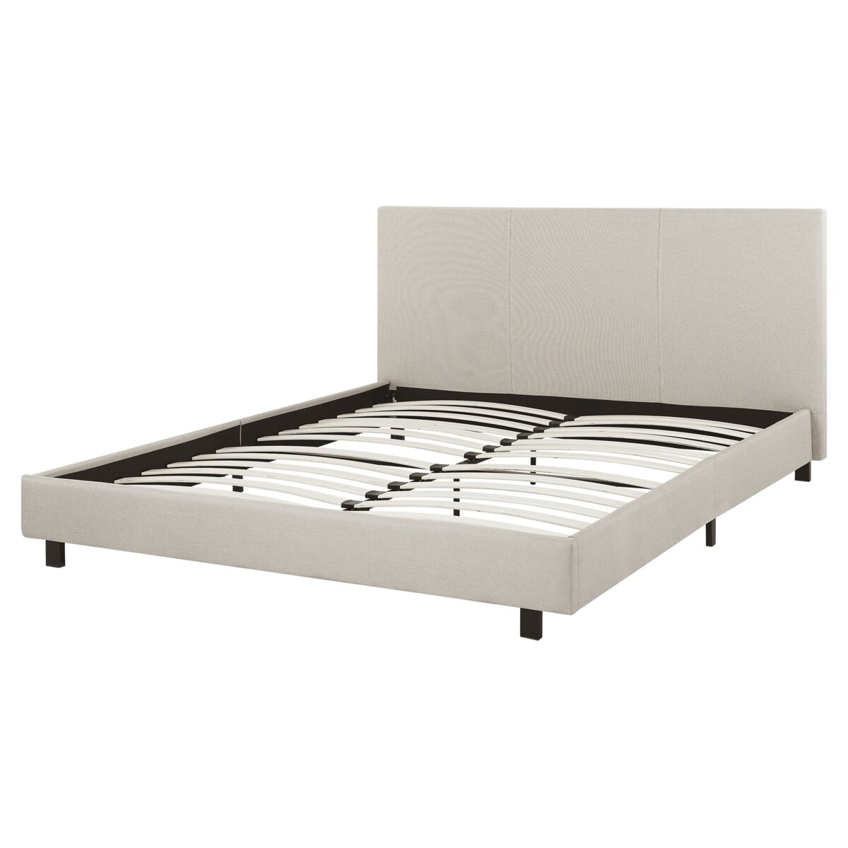 Łóżko tapicerowane 160 x 200 cm beżowe ALBI