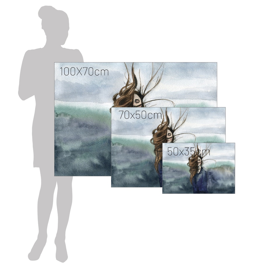 Obraz na płótnie Wind, 100 x 70 cm