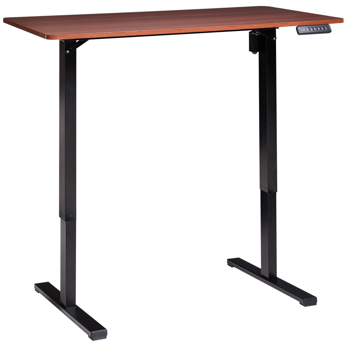 Biurko regulowane elektrycznie TAVARES Brązowy/ czarny 120 cm 60 cm