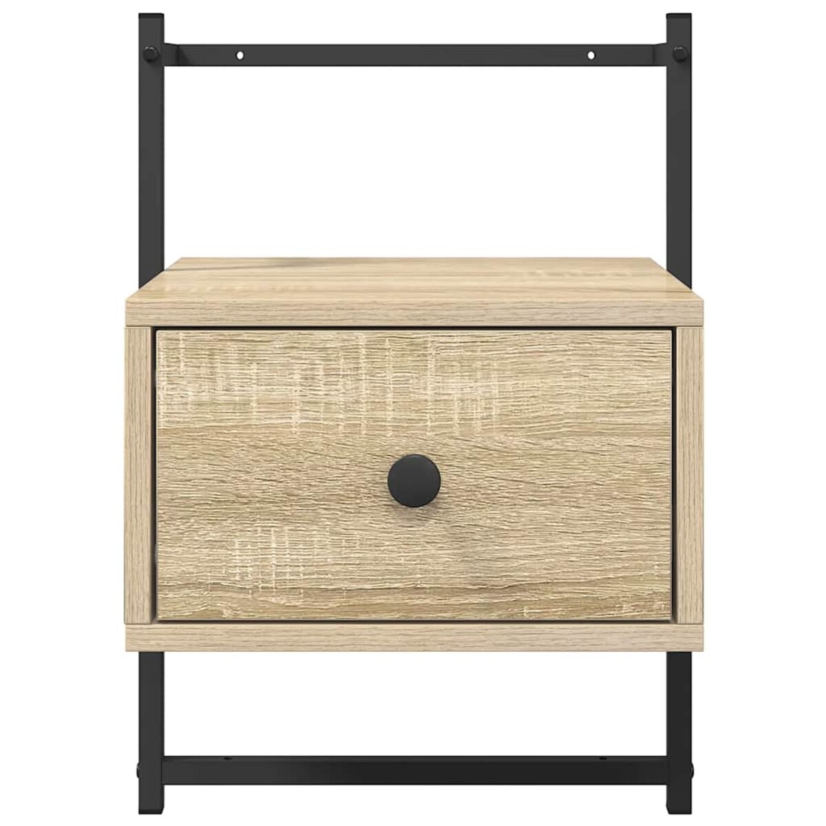 vidaXL Szafka nocna, wisząca, dąb sonoma, 35x30x51 cm