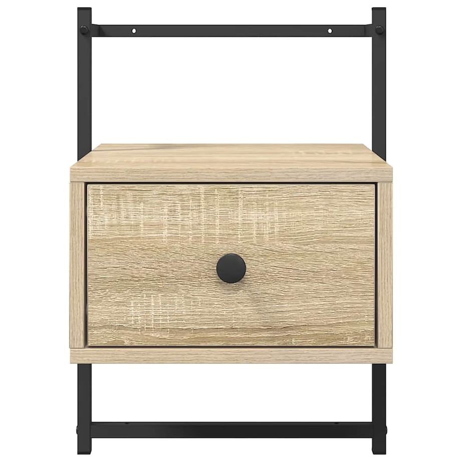 vidaXL Szafka nocna, wisząca, dąb sonoma, 35x30x51 cm