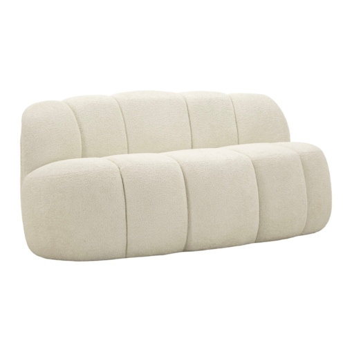 Sofa Ball, kolor biały, poliester i sklejka, 145 x 80 x 69 cm, do salonu, Mauro Ferretti