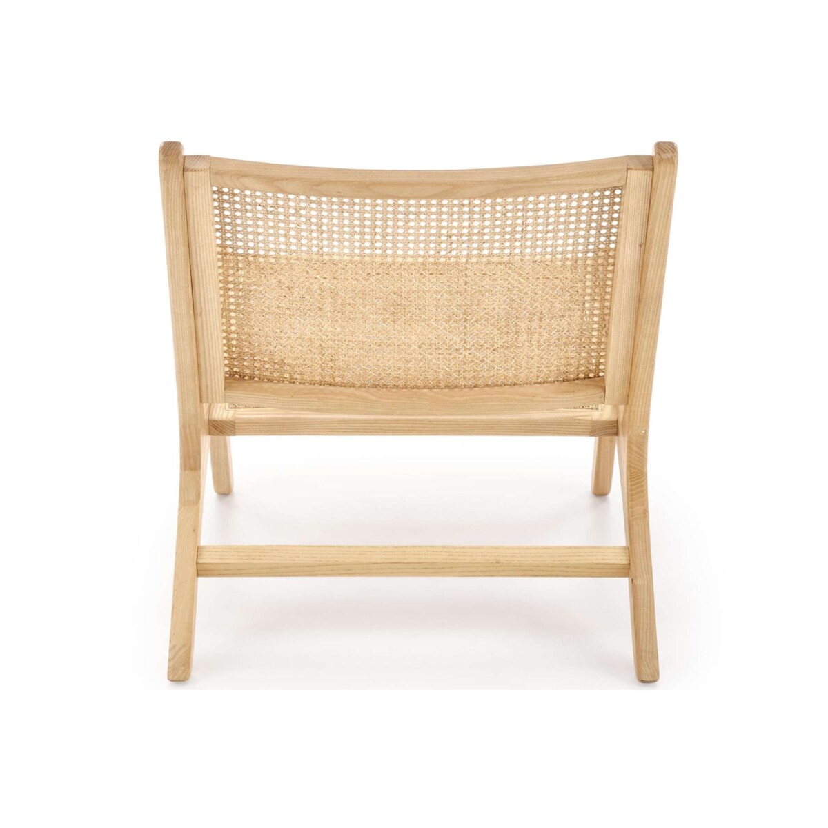 Konsimo CALLIPTE Drewniany fotel ogrodowy w stylu boho