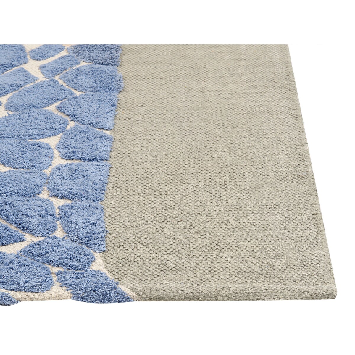 Dywan dziecięcy bawełniany motyw żyrafy 80 x 150 cm wielokolorowy SAKUBO