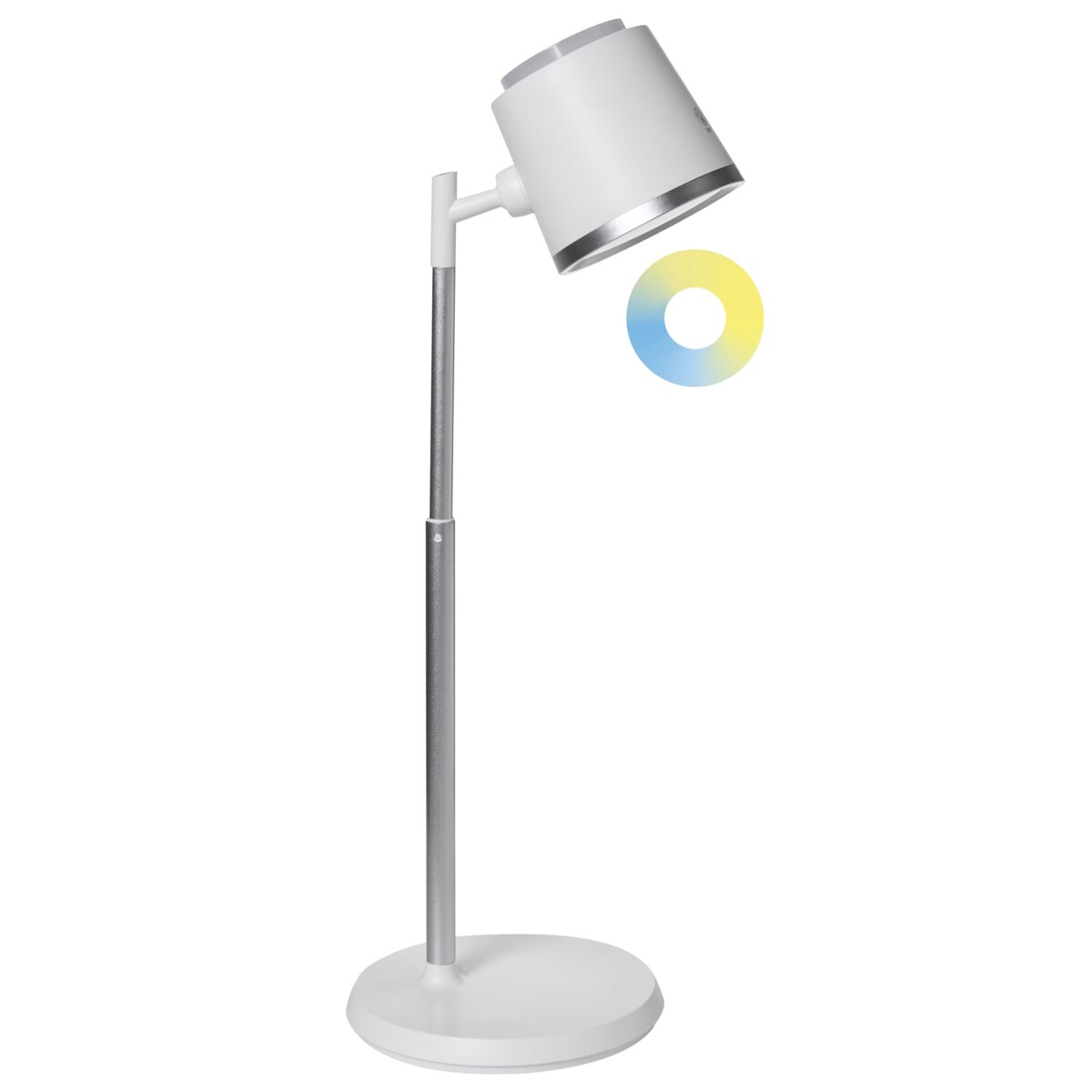 Lampa biurkowa LED LIBRA Ze ściemniaczem Biały