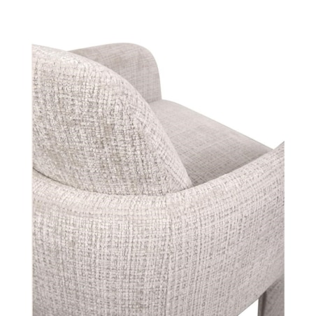 Krzesło tapicerowane LAUREN beżowe