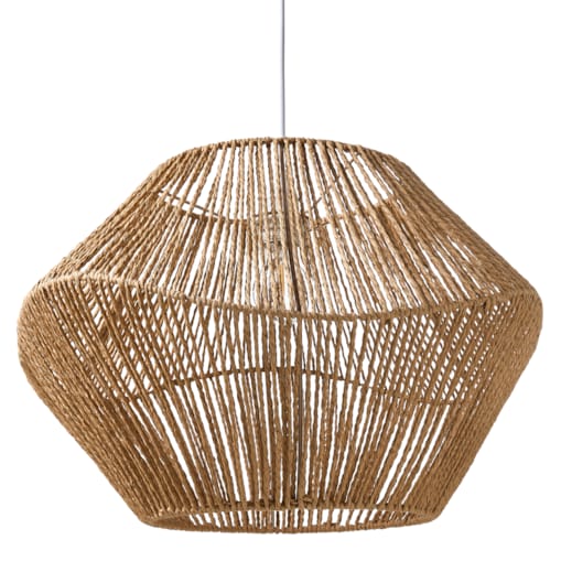 Lampa wisząca YAMBOU Papierowa plecionka Naturalny