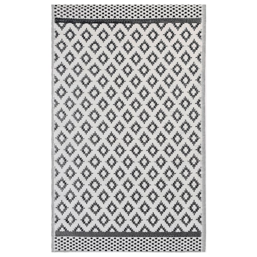 Dywan zewnętrzny 120 x 180 cm czarny THANE