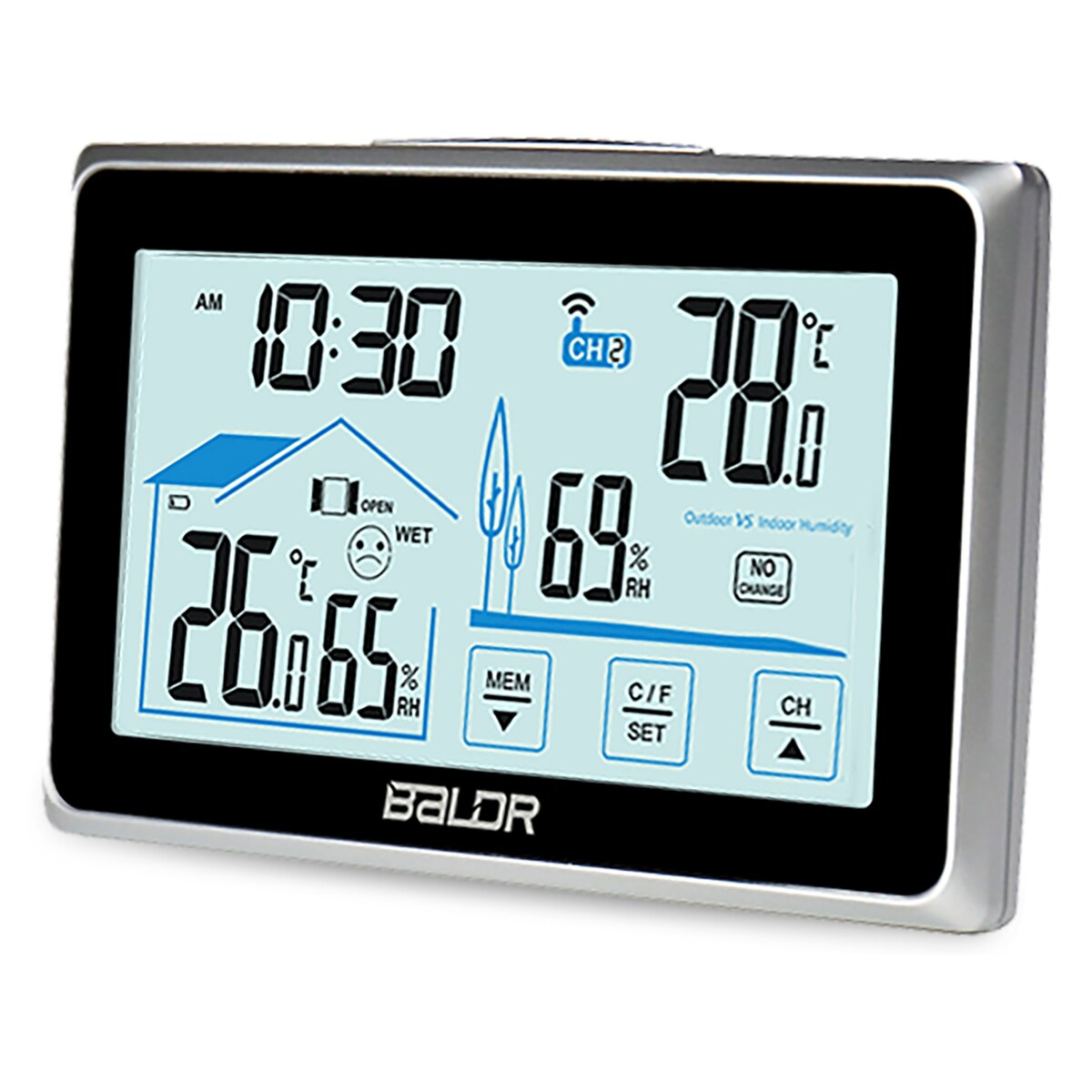 Bezprzewodowa stacja pogodowa pogody higrometr Baldr