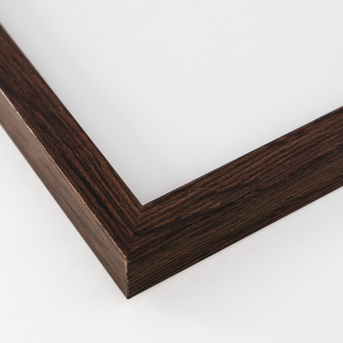 Ramka na zdjęcia 13x18 cm brązowa ciemna rama MDF z plexi do postawienia powieszenia klasyczna ramka