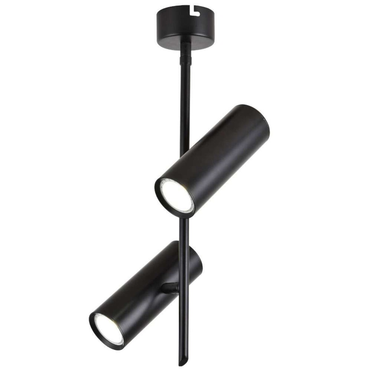 Sufitowa LAMPA industrialna 32-76267 Candellux okrągła OPRAWA plafon LED 10W 4000K tuby regulowane loft czarne