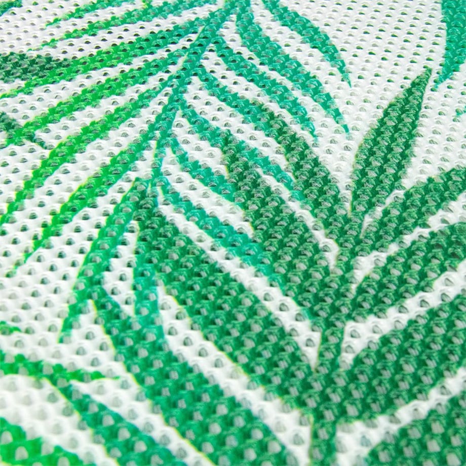 Pokrowiec 3D na poduszkę ogrodową 40x45 cm zielone liście