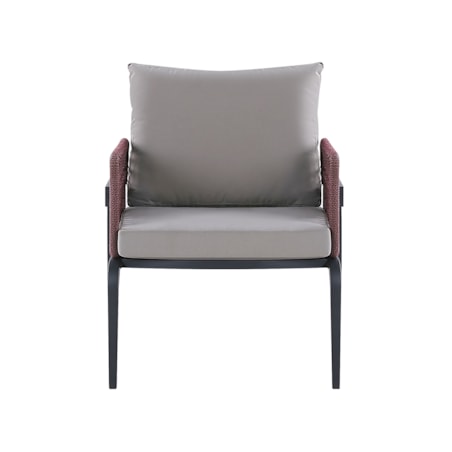 Zestaw ogrodowy ze stolikiem dla 4 osób SCIACCA Metal Szary