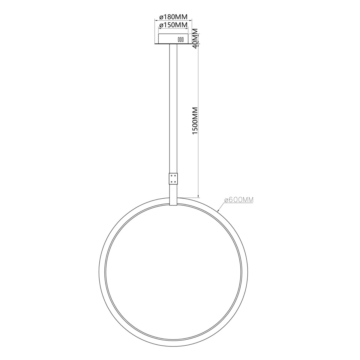LAMPA WISZĄCA MARENTA M IMITACJA DREWNA