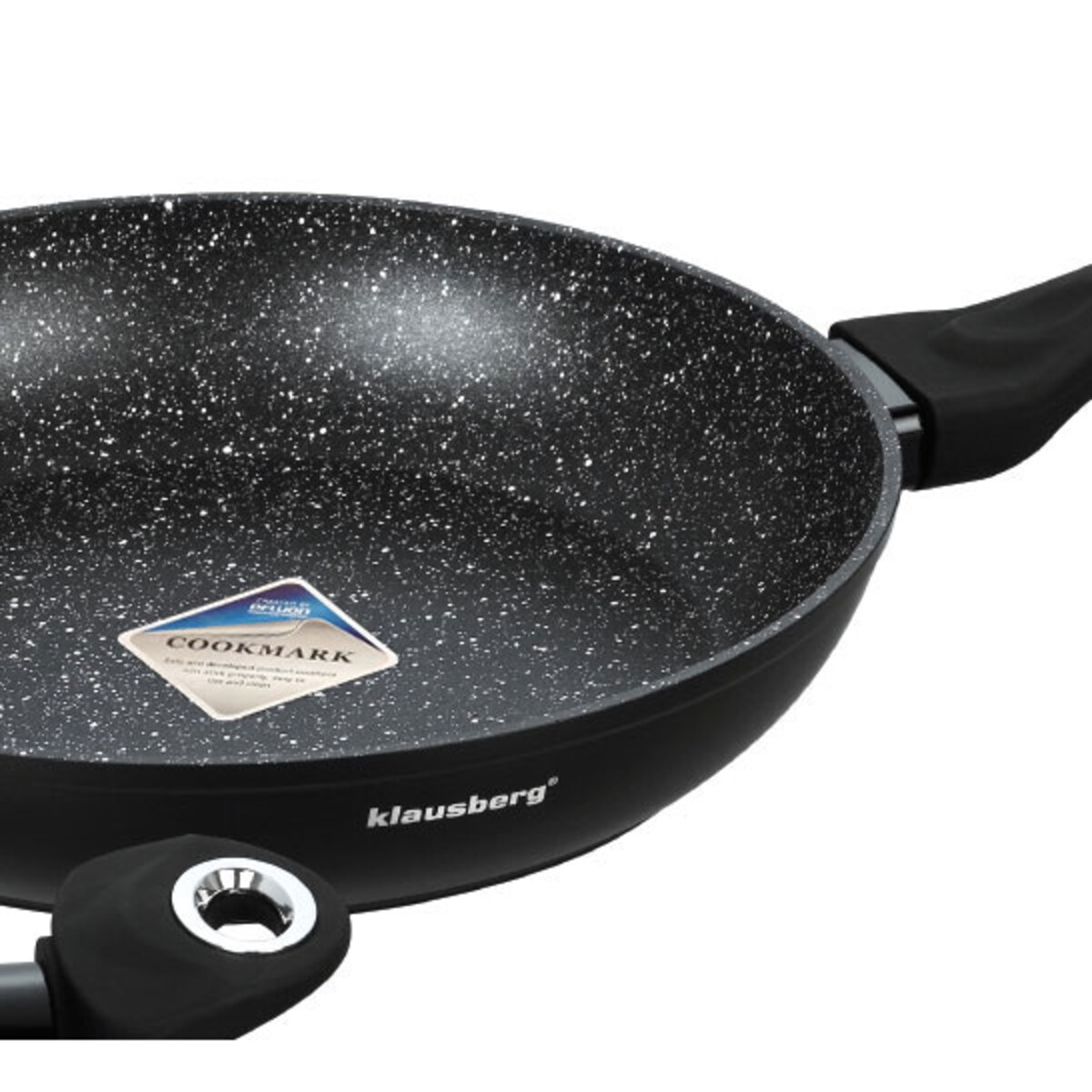 Zestaw garnków z powłoką granitową 15 ele. KLAUSBERG Marmo