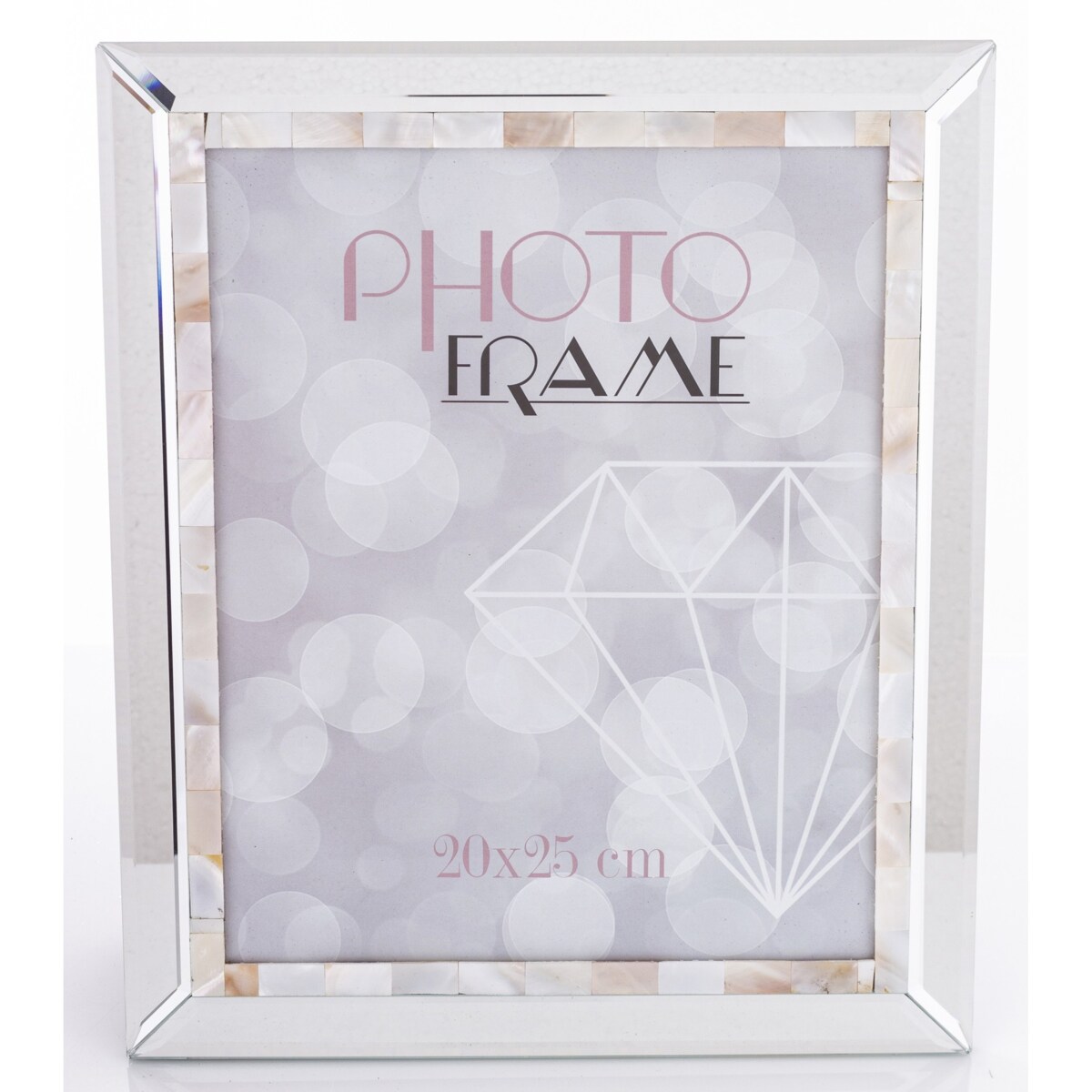 Ramka na zdjęcia 30,5x25,5 cm kremowo-srebrna ROMICH