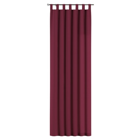 Zasłona na szelkach 1 szt. 130x260 plum (śliwkowy)