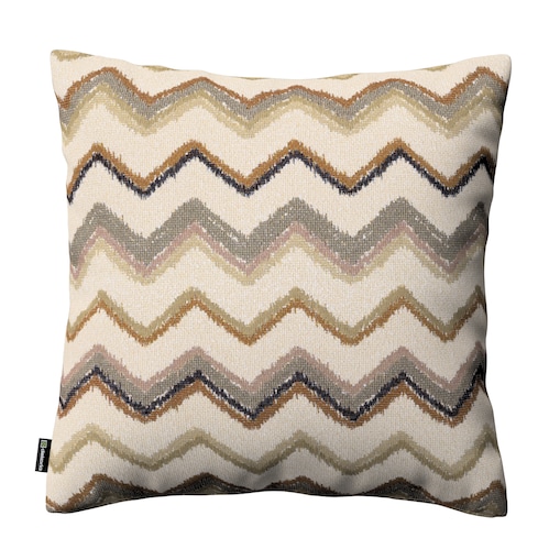 Poszewka Kinga na poduszkę 43x43 beżowo-oliwkowy