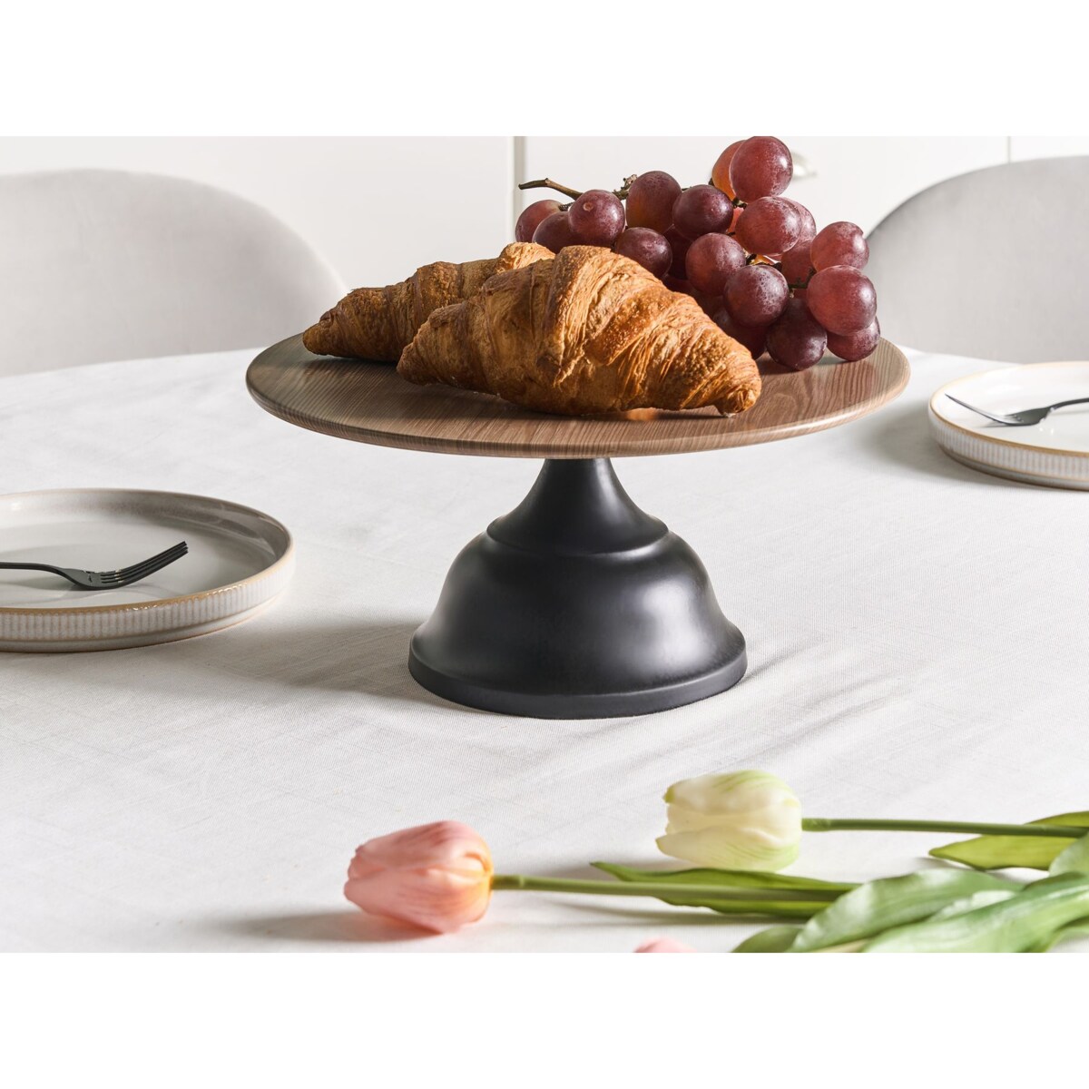 Patera na ciasto BRIOCHE Metal Czarny