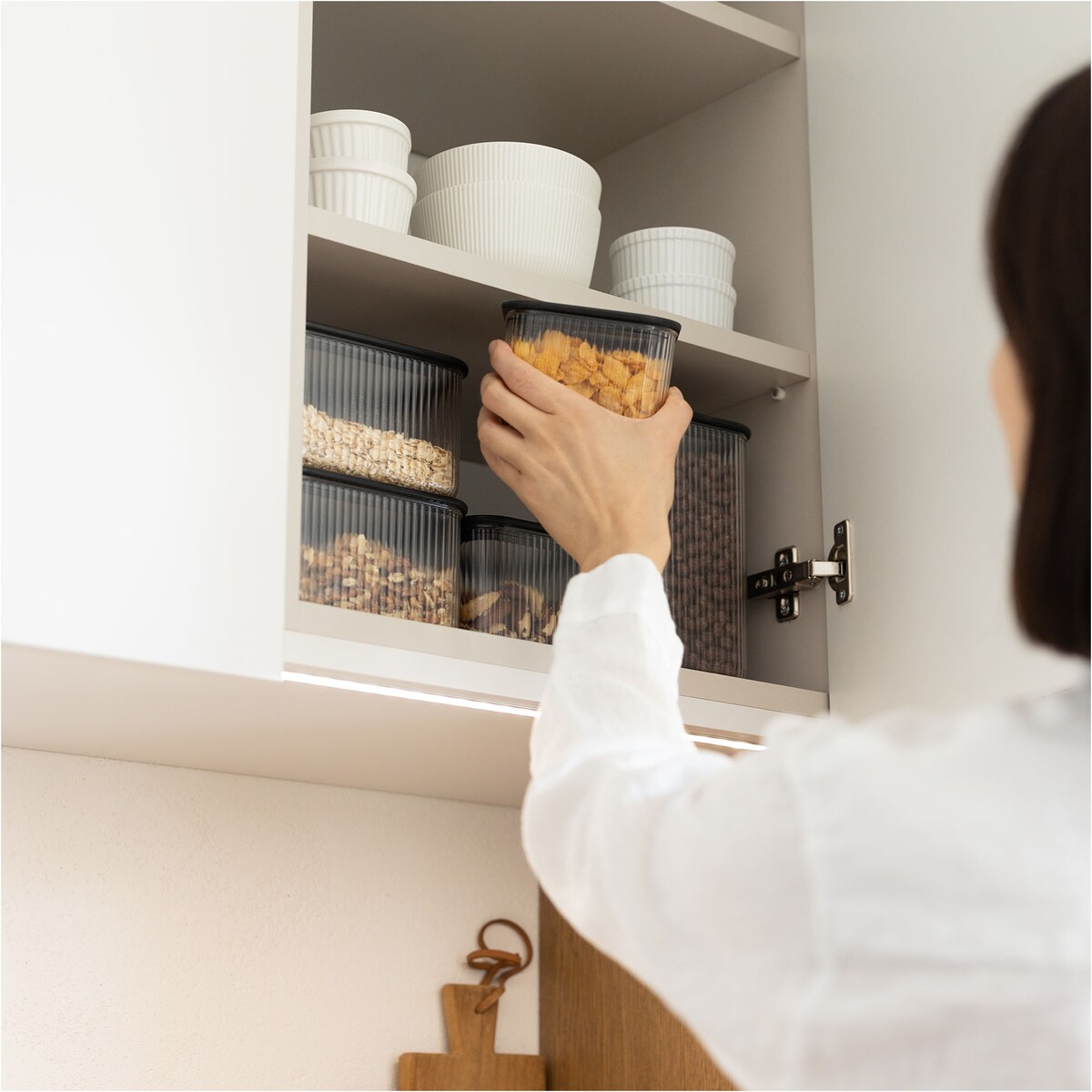 Pojemnik Plastikowy Do Przechowywania Żywności Kuchenny Modułowy Neroli 2330 Ml