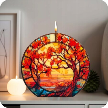 Świeca sojowa dekoracyjna – elegancki prezent w pudełku prezentowym