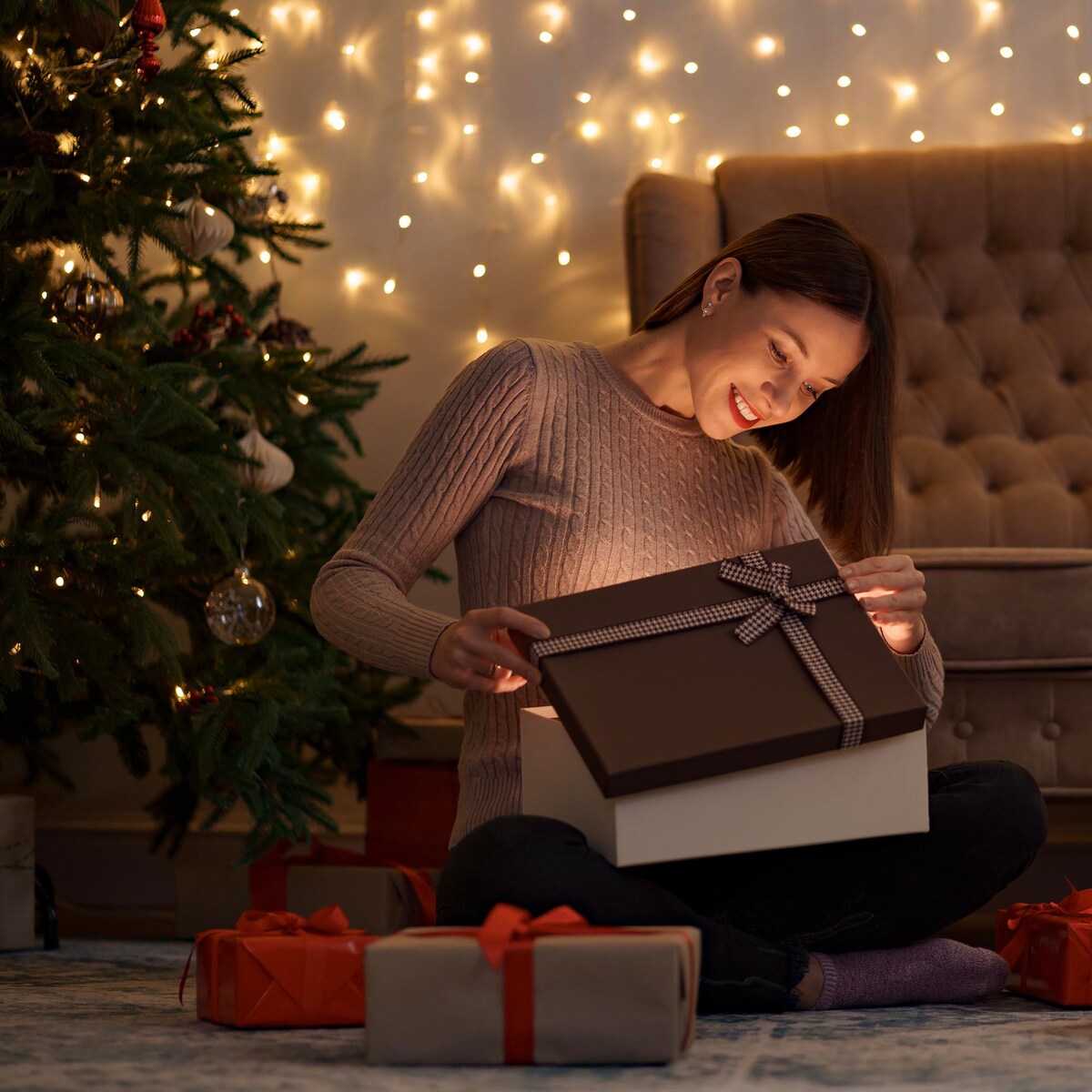 Lampki Kurtyna Druciki 200 Led 10X200Cm Ozdoba Wisząca Na Okno Ciepły Biały