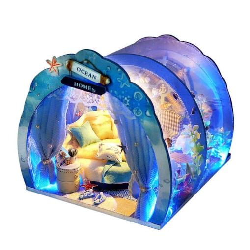 Miniaturowy domek - Podwodny świat syrenek