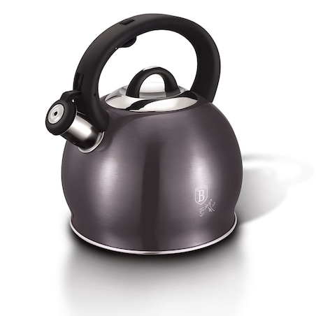 Czajnik stalowy z gwizdkiem 3.0L indukcja BERLINGER HAUS Carbon Pro