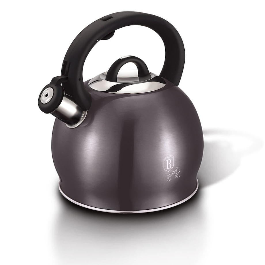 Czajnik stalowy z gwizdkiem 3.0L indukcja BERLINGER HAUS Carbon Pro