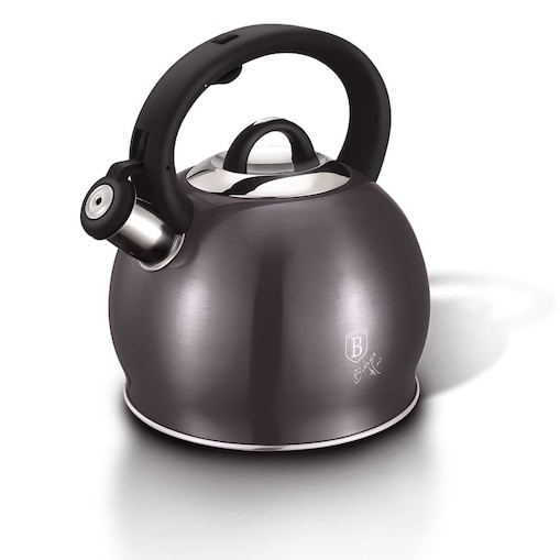 Czajnik stalowy z gwizdkiem 3.0L indukcja BERLINGER HAUS Carbon Pro