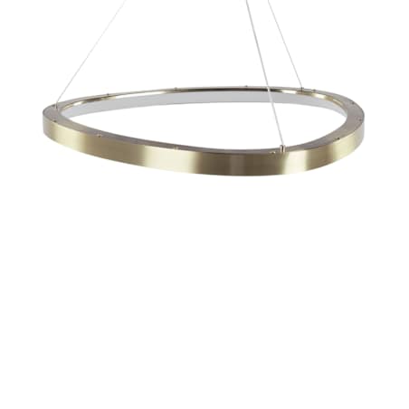 Lampa wisząca LED metalowa złota KRABURI