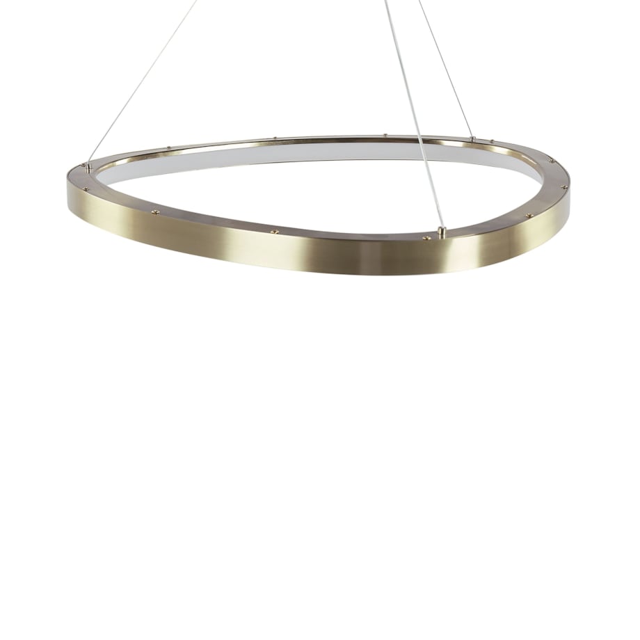 Lampa wisząca LED metalowa złota KRABURI