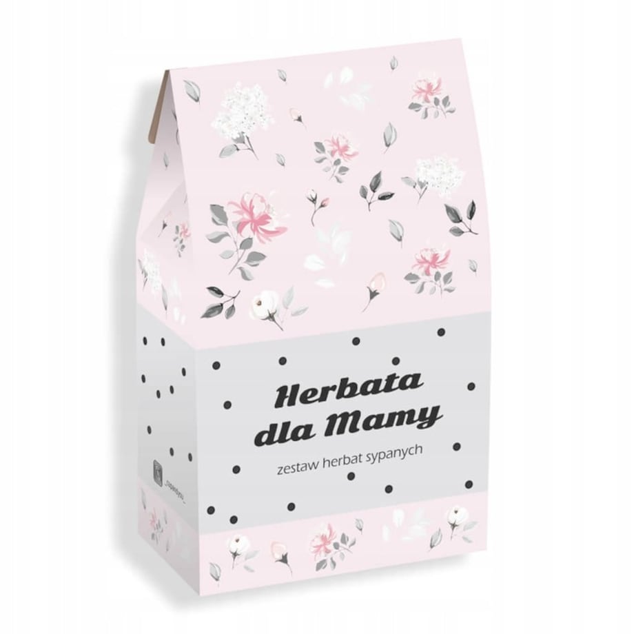 ZESTAW PREZENTOWY UPOMINKOWY BOX NA DZIEŃ MATKI URODZINY DLA MAMY TEŚCIOWEJ - MIX 10 RÓŻNYCH HERBAT SYPANYCH LIŚCIASTYCH