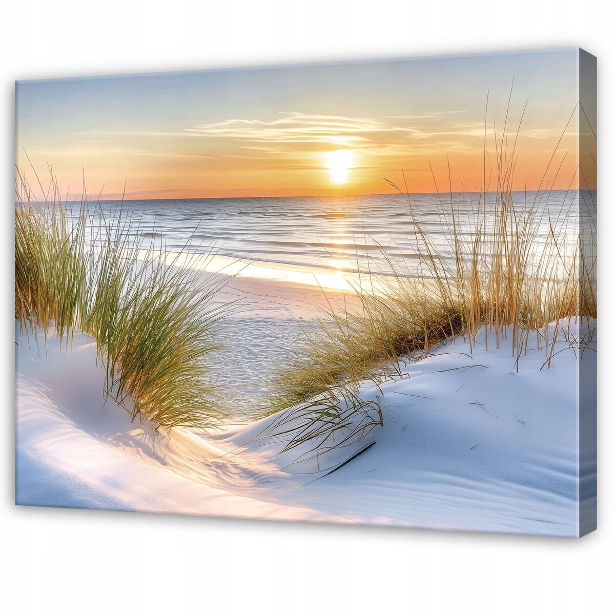 Obraz Do Sypialni Salonu Na Płótnie Plaża Natura Beżowy 60x40