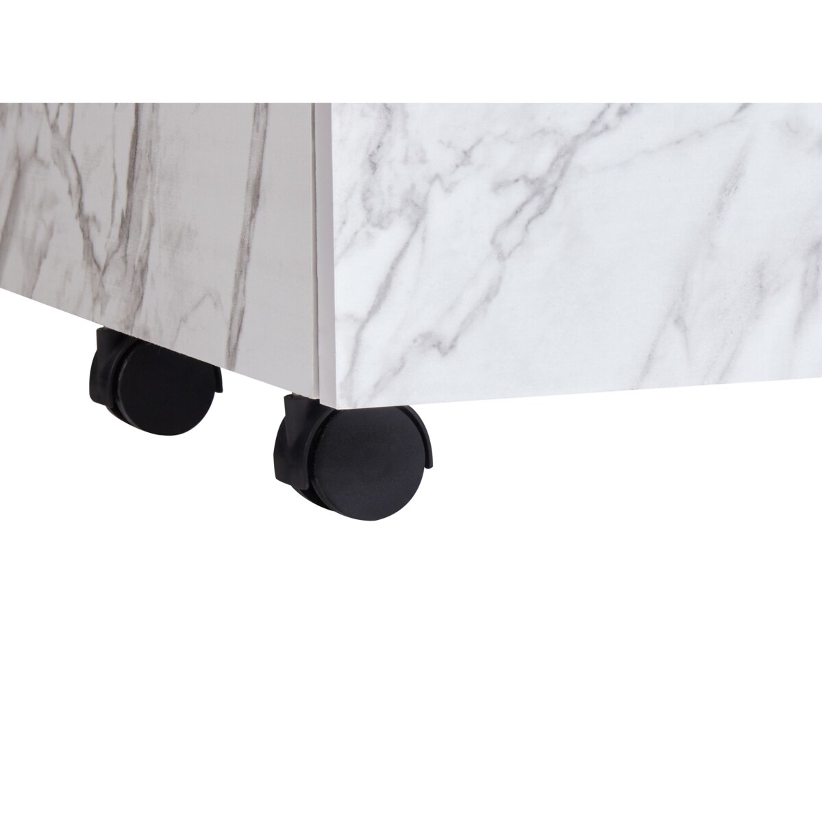 Szafka łazienkowa TERESINA 80 cm Biały marmur