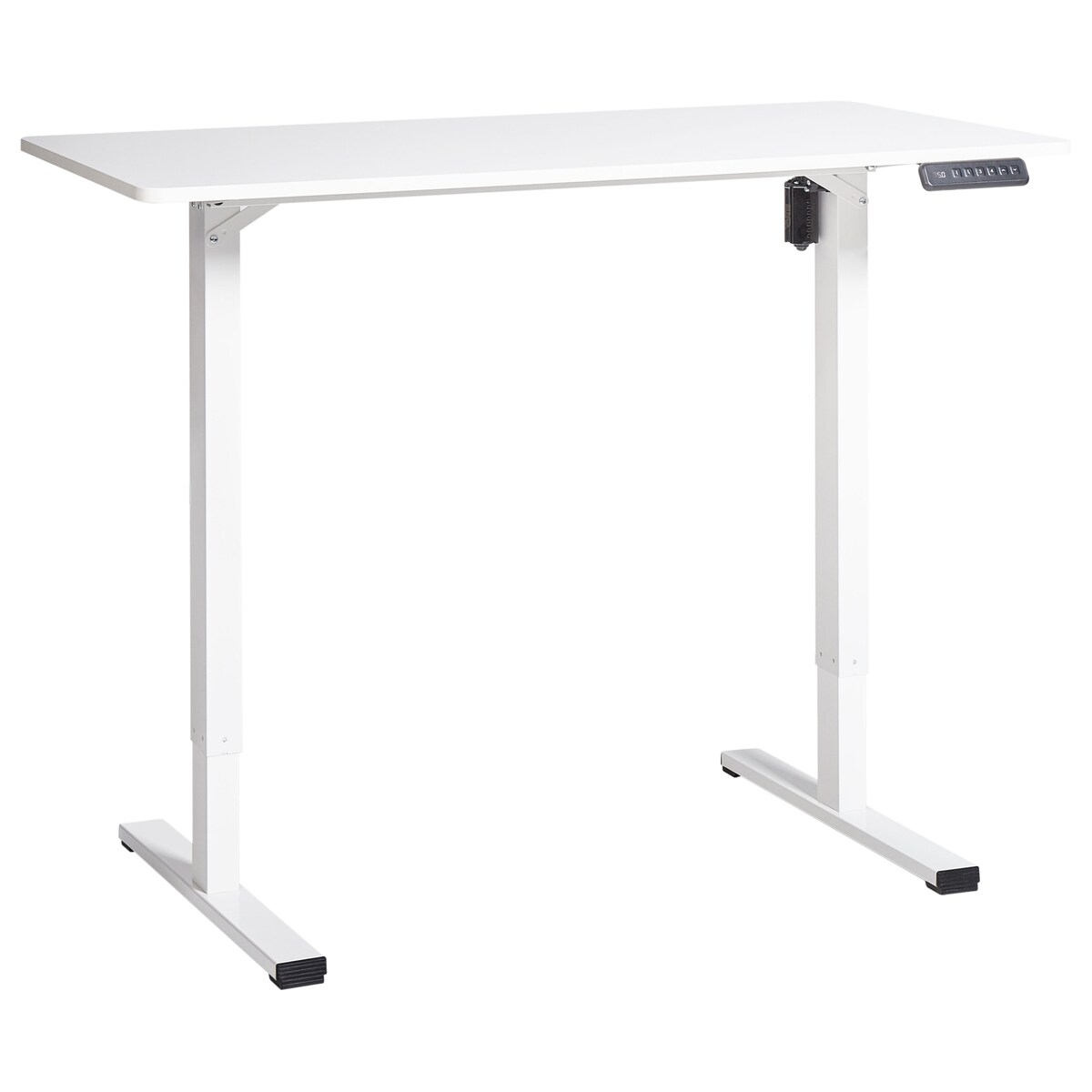 Biurko regulowane elektrycznie TAVARES Biały 120 cm 60 cm