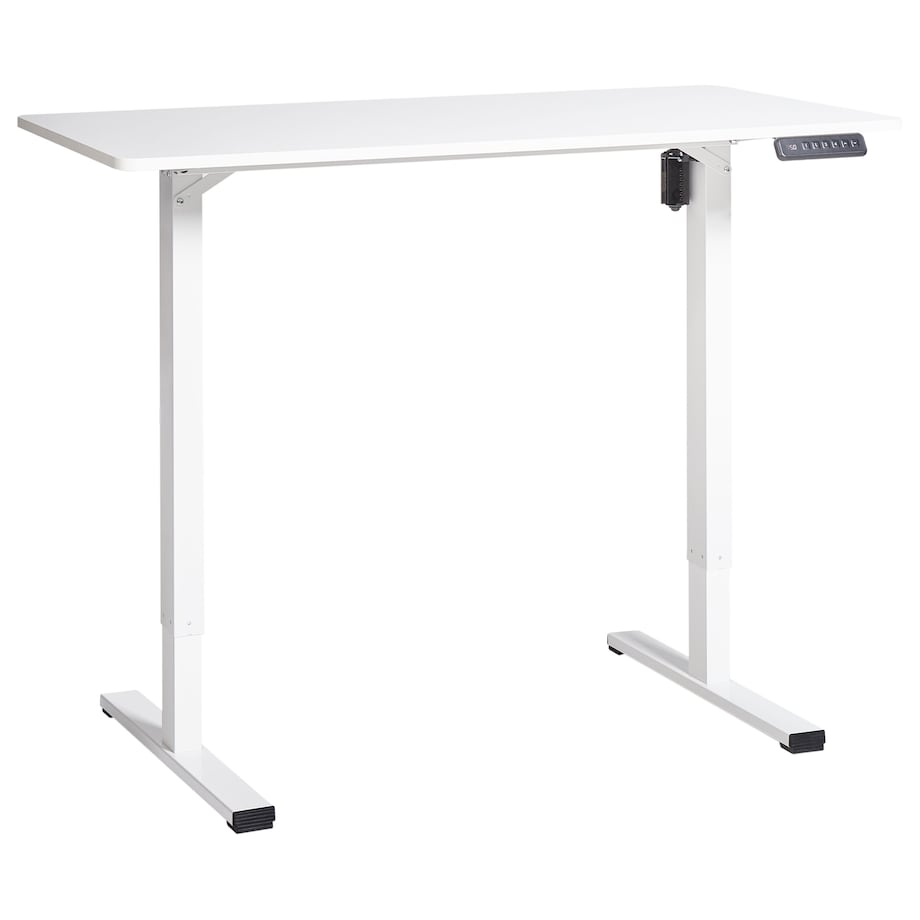 Biurko regulowane elektrycznie TAVARES Biały 120 cm 60 cm