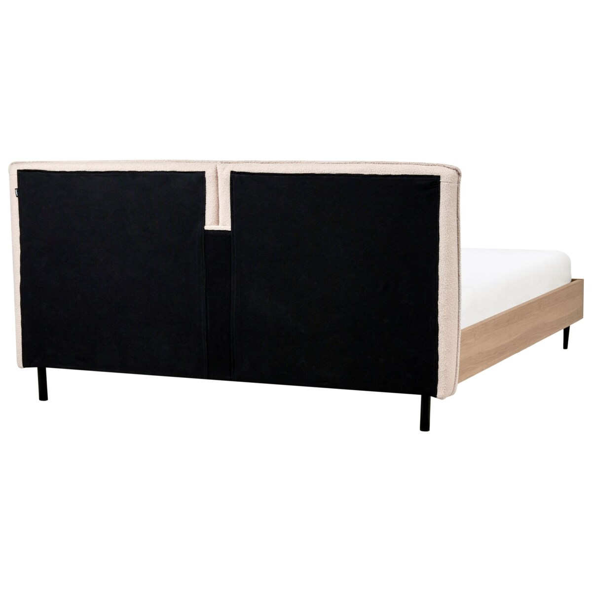 Łóżko Boucle LIMANTON 180 x 200 cm Beżowy