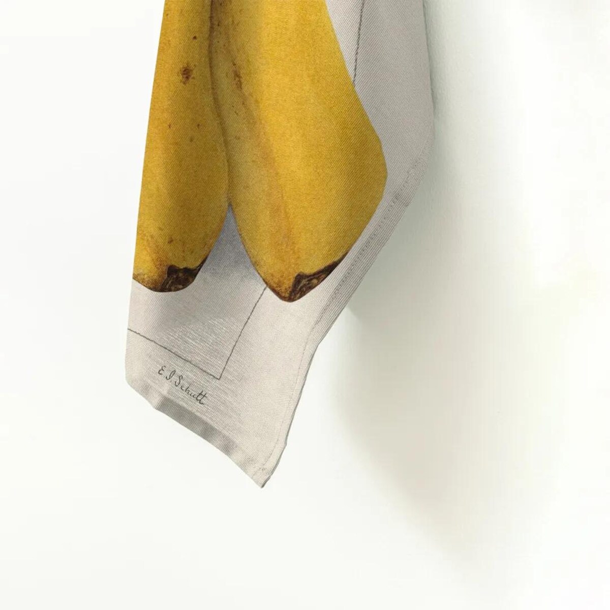 Lniany ręcznik kuchenny - banany