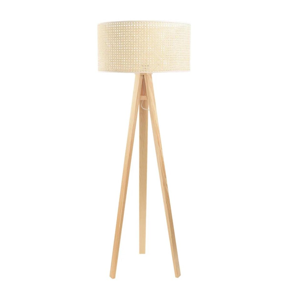 Lampa stojąca BOHO 40 rattan naturalny