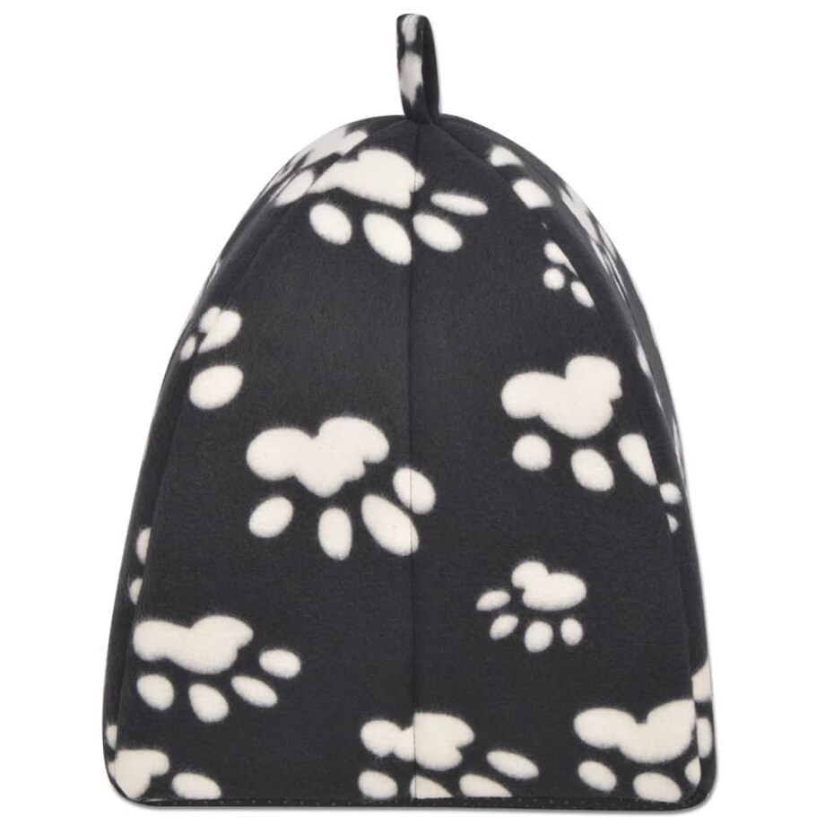 vidaXL Domek dla kota, rozmiar L, czarny