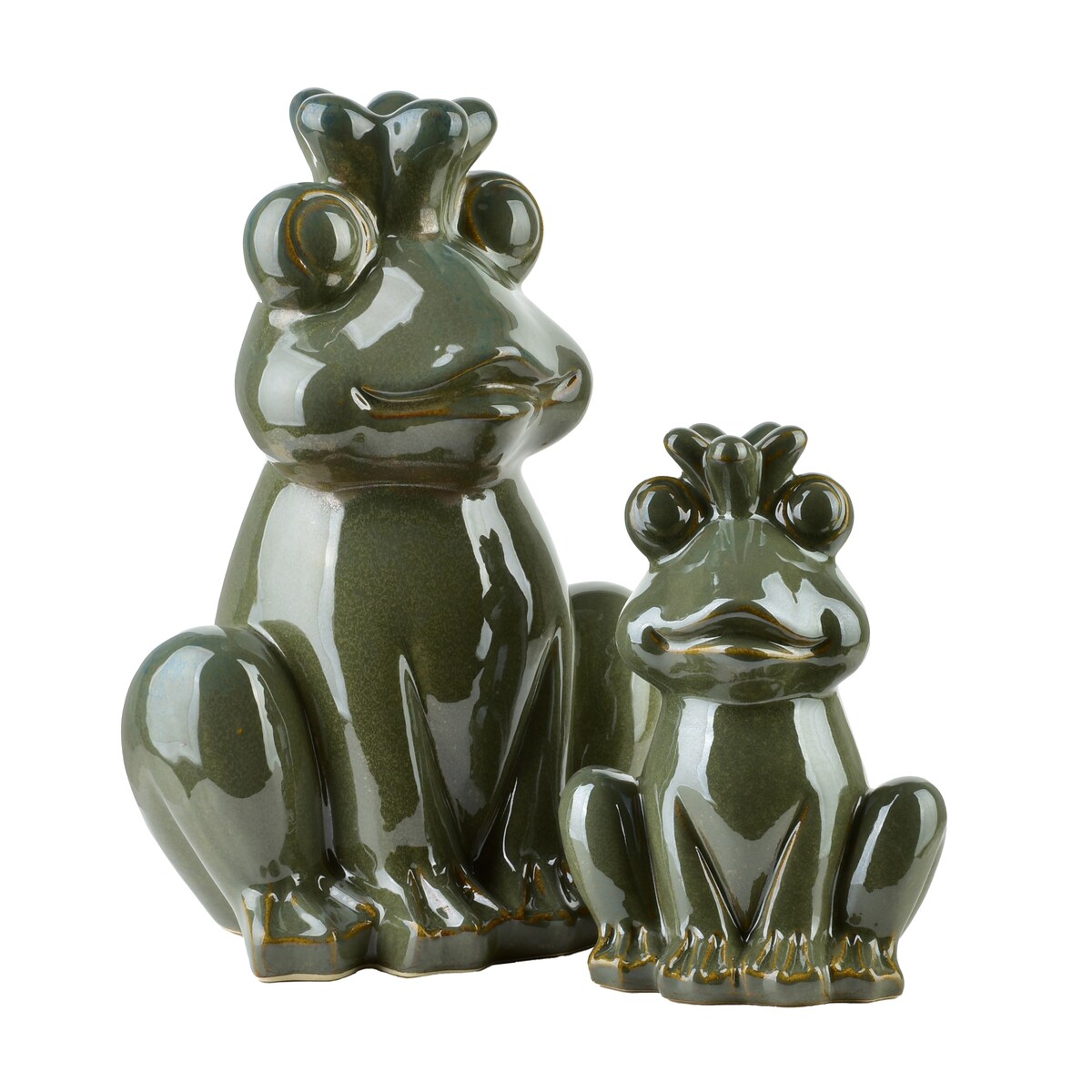 MAVE Figura żaba ceramiczna 14x10x19cm