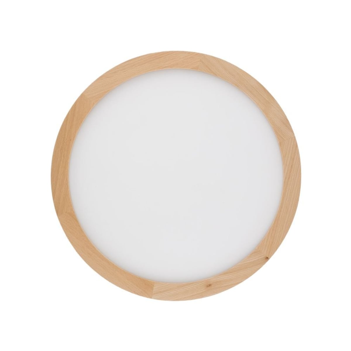 Plafon LED 36W TK Lighting AQUA WOOD buk IP54 42,5 cm nowoczesny biały sufitowy
