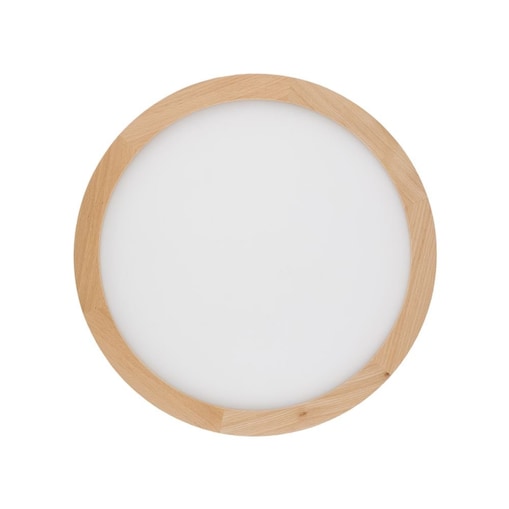 Plafon LED 36W TK Lighting AQUA WOOD buk IP54 42,5 cm nowoczesny biały sufitowy